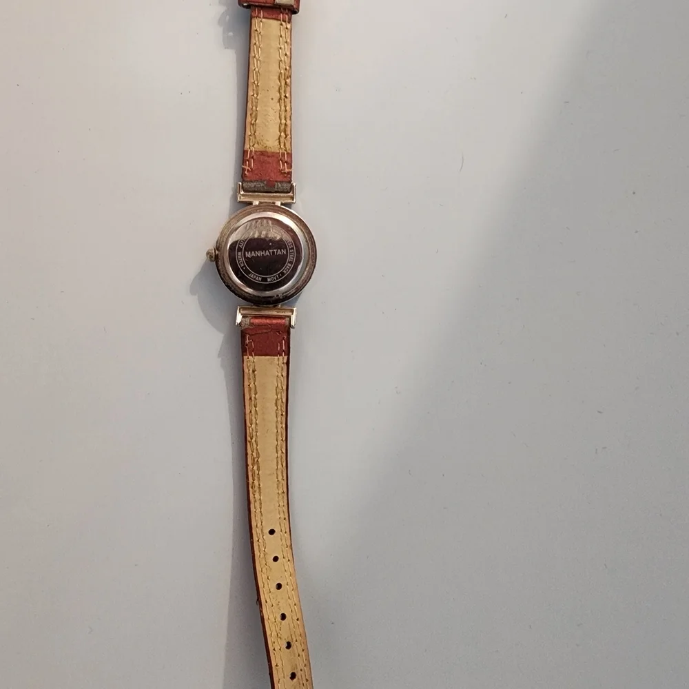 Manhattan Pink and Brown Quartz Watch #10
